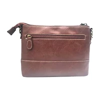 Stone Mountain Laredo Riveted Leather Crossbody Bag
