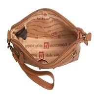 Stone Mountain Laredo Riveted Leather Crossbody Bag
