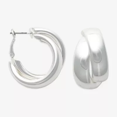 Bold Elements Womens 22.1mm Hoop Earrings