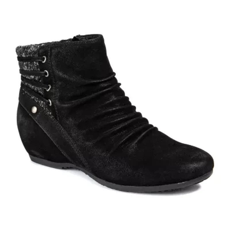 Baretraps Womens Peanut Wedge Heel Booties