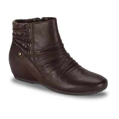 Baretraps Womens Peanut Wedge Heel Booties