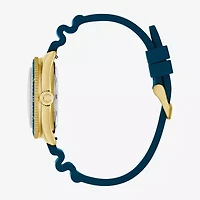 Caravelle Designed By Bulova Mens Blue Strap Watch 44b129