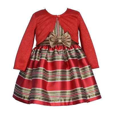 Bonnie Jean Girls Striped Dress Set