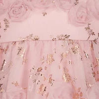 Blueberi Boulevard Baby Girls Floral 2-pc. Dress Set