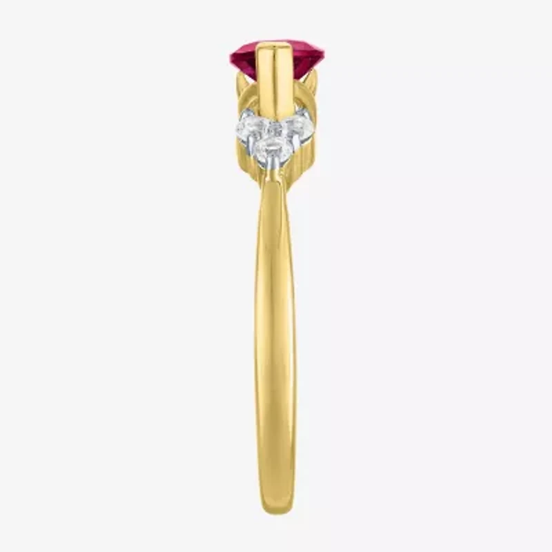 Gemstone 14K Gold Over Silver Marquise Cocktail Ring