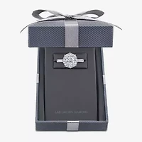 Grown Gorgeous (F, Vs2) Womens 1 1/2 CT. T.W. Lab White Diamond 14K Gold Round Halo Cocktail Ring