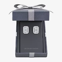 Grown Gorgeous (F,Vs2) 2 1/4 CT. T.W. Lab-Grown Diamond 14K Gold 8.8mm Emerald-cut Stud Earrings