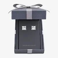 Grown Gorgeous (Vs2,F) 4 1/2 CT. T.W. Lab-Grown Diamond 14K Gold or Platinum 8.2mm Princess Stud Earrings