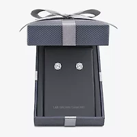 Grown Gorgeous (F, Vs2) 1 1/10 CT. T.W.  Lab-Grown Diamond 14K Gold or Platinum 6.1mm Round Stud Earrings