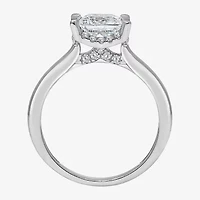 Womens 2 1/7 Ct. T.W. Lab Grown White Diamond 14K Gold Halo Engagement Ring