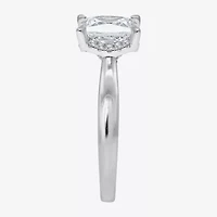 Womens 2 1/7 Ct. T.W. Lab Grown White Diamond 14K Gold Halo Engagement Ring