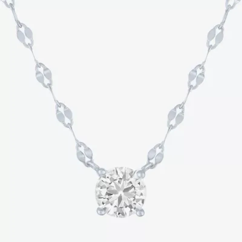 Yes, Please! Womens Lab Created White Sapphire Sterling Silver 2-pc. Jewelry Set