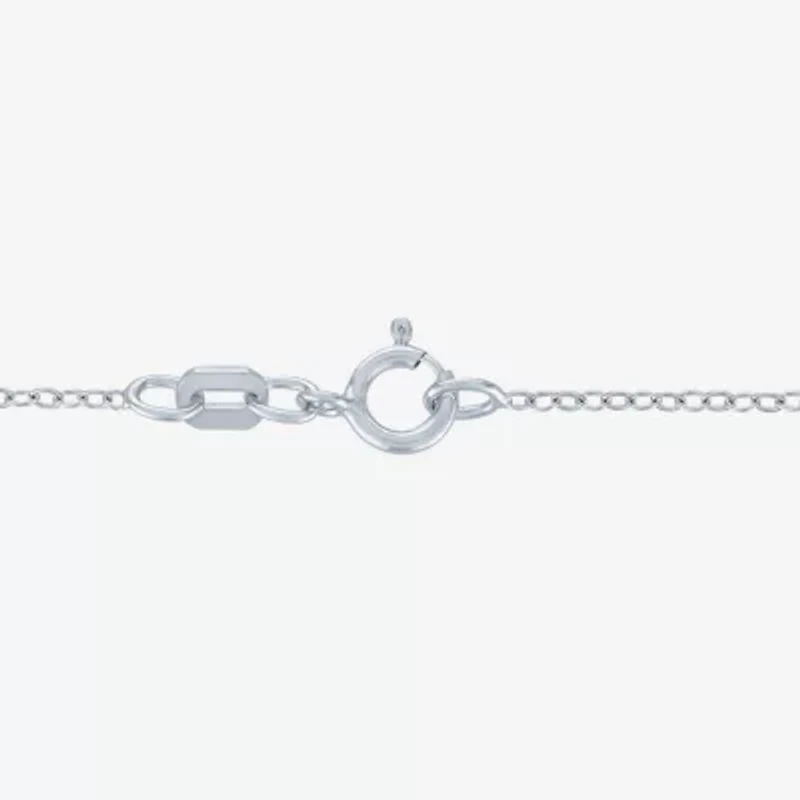 Yes, Please! Womens Genuine Blue Topaz Sterling Silver Pendant