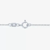 Yes, Please! Womens Genuine Blue Topaz Sterling Silver Pendant