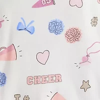 Carter's Little & Big Kid Girls Rib Round Neck Long Sleeve 4-pc. Pajama Sets