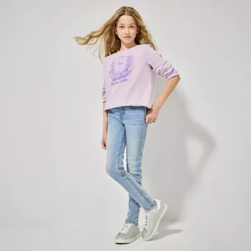 Thereabouts Superflex Little & Big Kid Girls Adjustable Waist Stretch Fabric Skinny Fit Denim Jean
