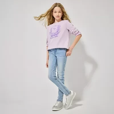 Thereabouts Superflex Little & Big Kid Girls Adjustable Waist Stretch Fabric Skinny Fit Denim Jean