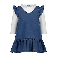 Blueberi Boulevard Little & Big Kid Girls Long Sleeve Jumper