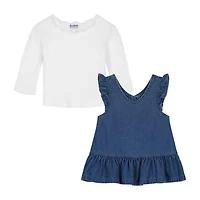 Blueberi Boulevard Little & Big Kid Girls Long Sleeve Jumper