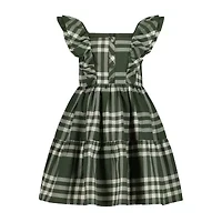 Blueberi Boulevard Little & Big Kid Girls Short Sleeve Flutter Fit + Flare Dress
