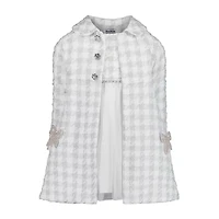 Blueberi Boulevard Little & Big Kid Girls Active Plaid Dress Set