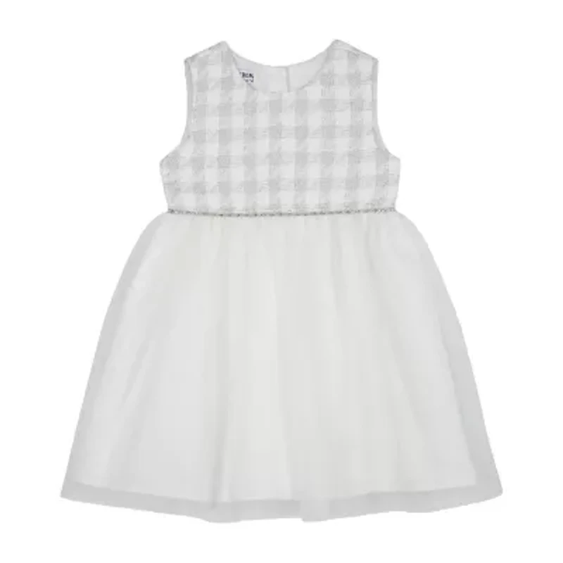 Blueberi Boulevard Little & Big Kid Girls Active Plaid Dress Set