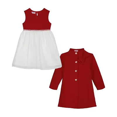 Blueberi Boulevard Little & Big Kid Girls Active Holiday Dress Set