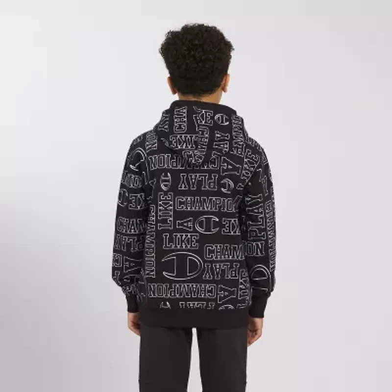 Champion Big Kid Boys Long Sleeve Fleece Active Hoodie