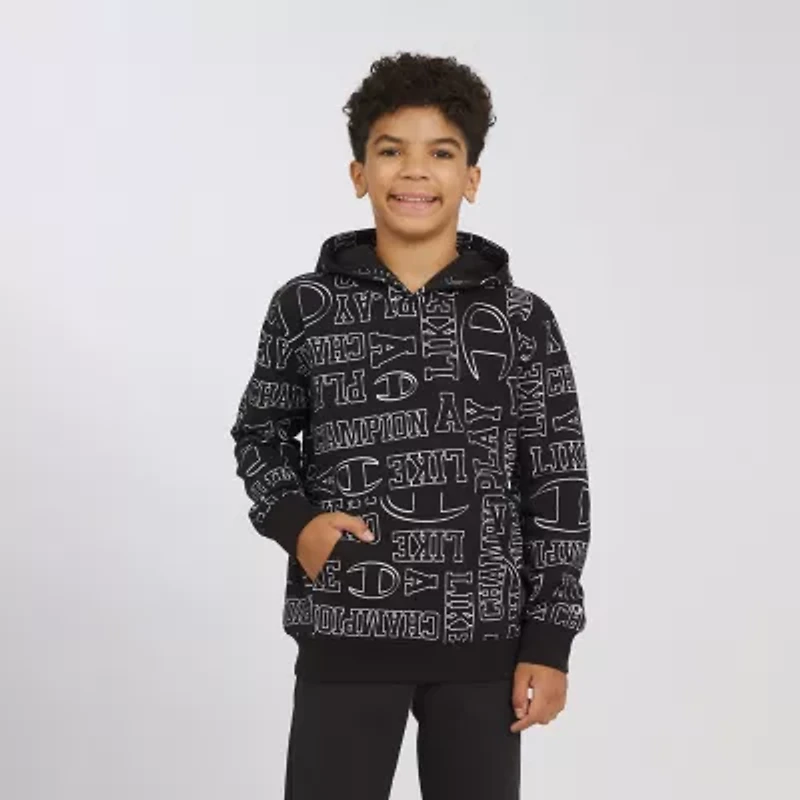 Champion Big Kid Boys Long Sleeve Fleece Active Hoodie