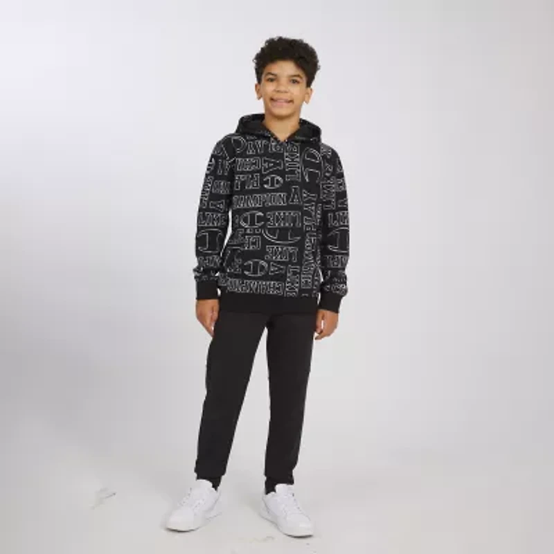 Champion Big Kid Boys Long Sleeve Fleece Active Hoodie