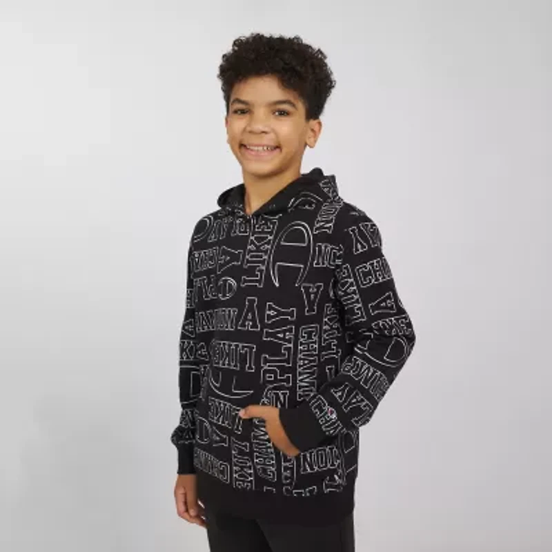 Champion Big Kid Boys Long Sleeve Fleece Active Hoodie