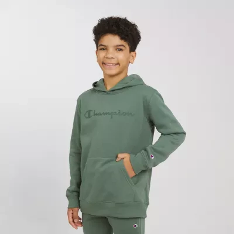Champion Big Kid Boys Long Sleeve Fleece Active Hoodie