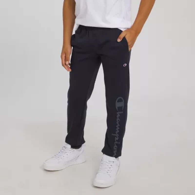 Champion Big Kid Boys Cuffed Mid Rise Regular Fit Fleece Jogger Pant