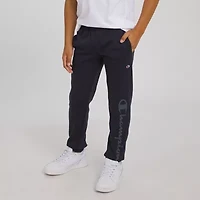 Champion Big Kid Boys Cuffed Mid Rise Regular Fit Fleece Jogger Pant