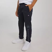 Champion Big Kid Boys Cuffed Mid Rise Regular Fit Fleece Jogger Pant