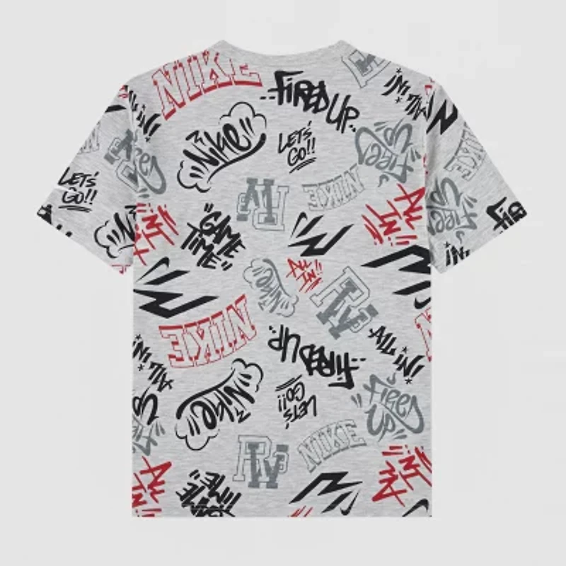 Nike 3BRAND by Russell Wilson Big Kid Boys Crew Neck Short Sleeve Active T-Shirt