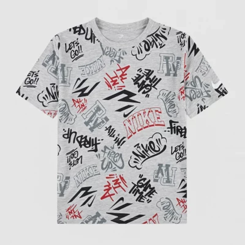 Nike 3BRAND by Russell Wilson Big Kid Boys Crew Neck Short Sleeve Active T-Shirt