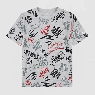 Nike 3BRAND by Russell Wilson Big Kid Boys Crew Neck Short Sleeve Active T-Shirt