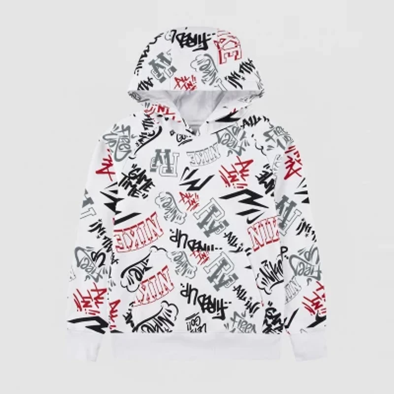 Nike 3BRAND by Russell Wilson Big Kid Boys Long Sleeve Fleece Active Hoodie