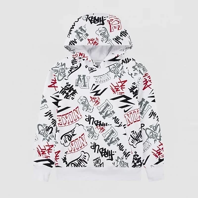 Nike 3BRAND by Russell Wilson Big Kid Boys Long Sleeve Fleece Active Hoodie