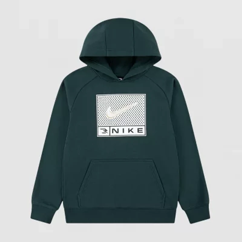 Nike 3BRAND by Russell Wilson Boys Long Sleeve Fleece Active Hoodie