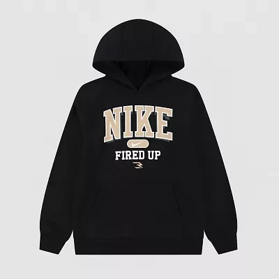 Nike 3BRAND by Russell Wilson Big Kid Boys Long Sleeve Fleece Active Hoodie
