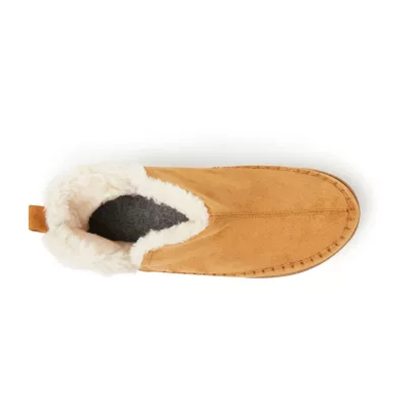 Dearfoams Brixen Energy Return Mens Memory Foam Bootie Slippers Wide Width