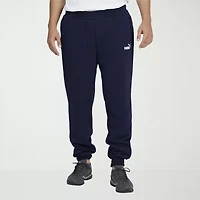 PUMA Essential Mens Drawstring Waist Tapered Regular Fit Big and Tall Fleece Active Jogger Pant