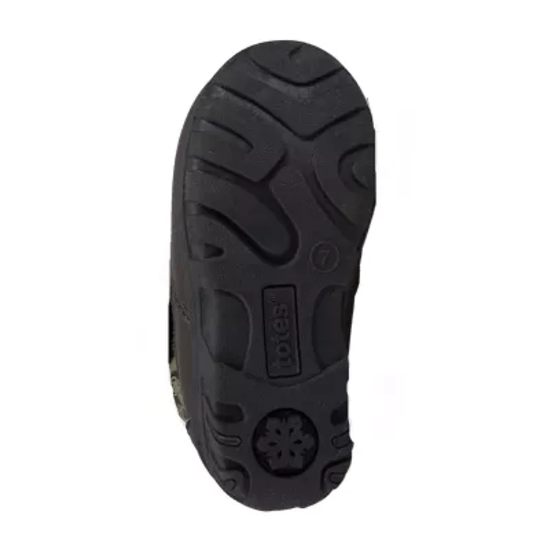 Totes Toddler Boys Lil Gordon Waterproof Insulated Flat Heel Winter Boots