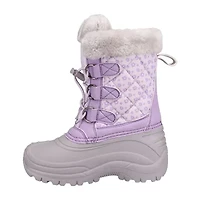 Totes Big Kid Girls Jenna Waterproof Insulated Flat Heel Winter Boots