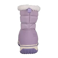 Totes Toddler Girls Zippy Waterproof Insulated Flat Heel Winter Boots