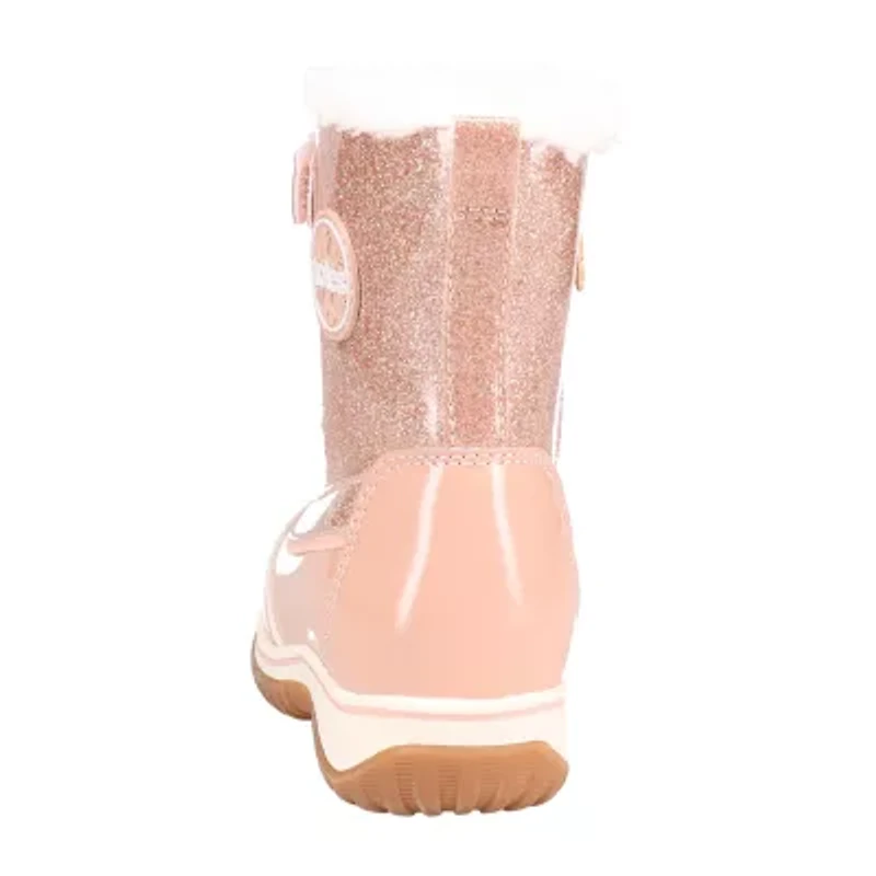 Totes Toddler Girls Quackquack Waterproof Insulated Flat Heel Winter Boots