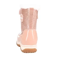 Totes Toddler Girls Quackquack Waterproof Insulated Flat Heel Winter Boots