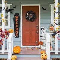 Glitzhome S2 Porch Decor Halloween Porch Sign